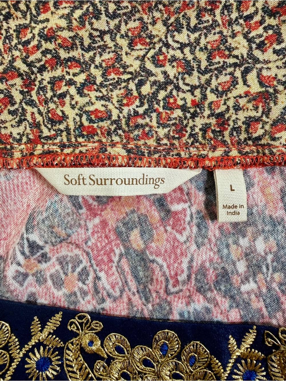 Soft Surroundings Cindra Maxi
Dress Boho Paisley
Embroidered Caftan Size Large - Picture 4 of 15